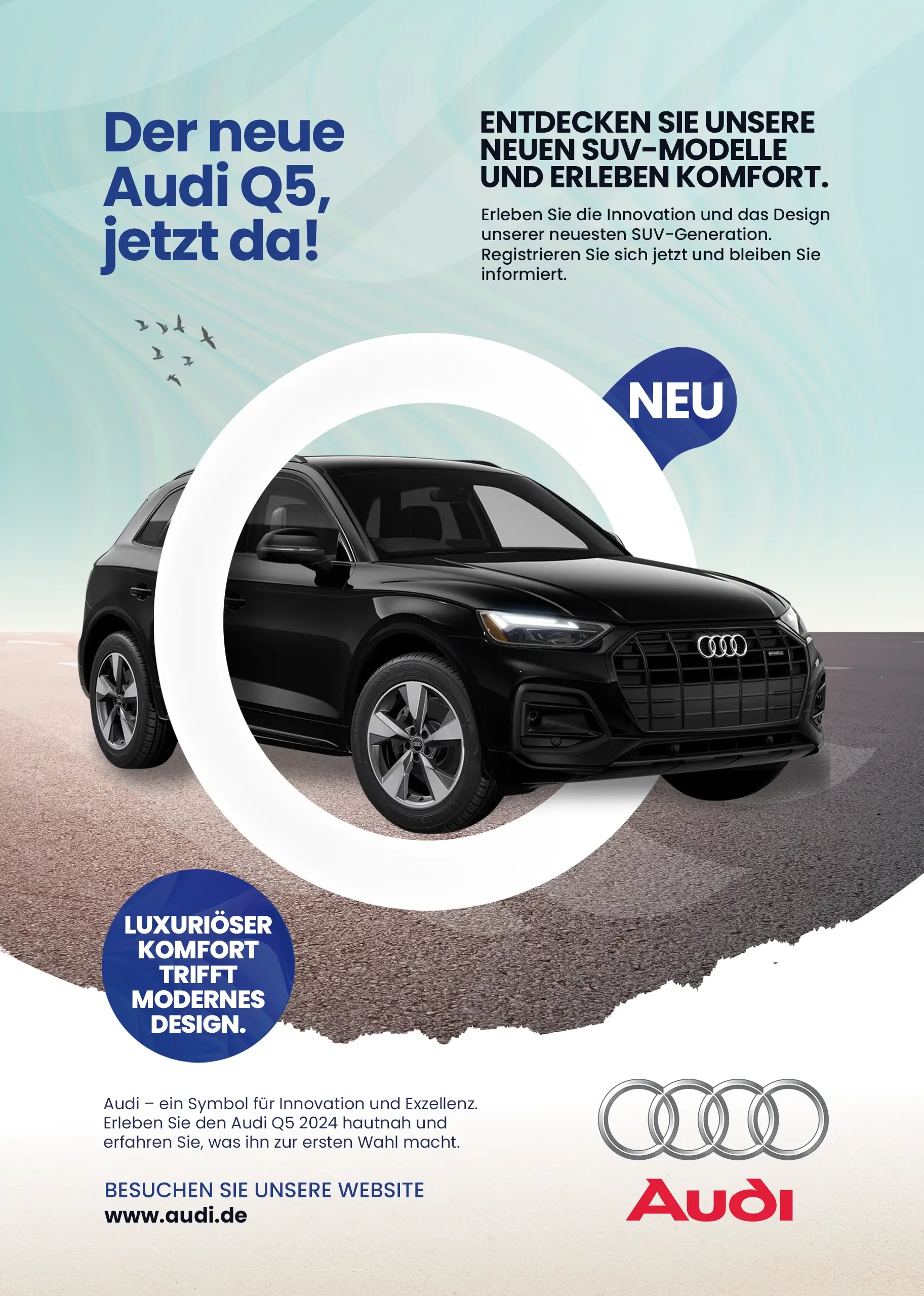 Der neue Audi Q5 2024 – Luxuriöser Komfort trifft modernes Design